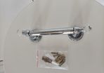 Crystal toilet paper holder