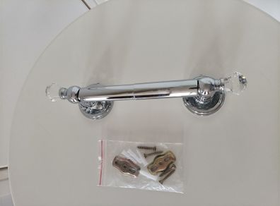Crystal toilet paper holder