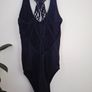 V by Very black swimsuit. Size UK8 Image 2