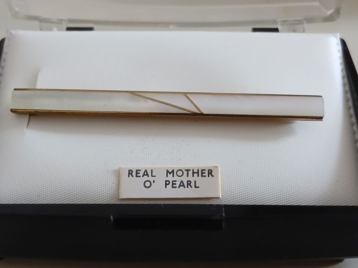 Real Mother of Pearl Tie Pin