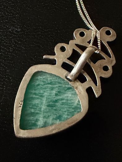 silver necklace