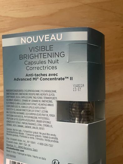 Elizabeth Arden capsules night