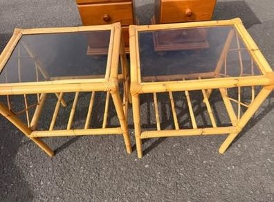 bamboo side tables