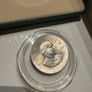 Uncirculated 1966 Padraig Pearse 10 Shillings Irish .833 Silver Coin Original box Image 2