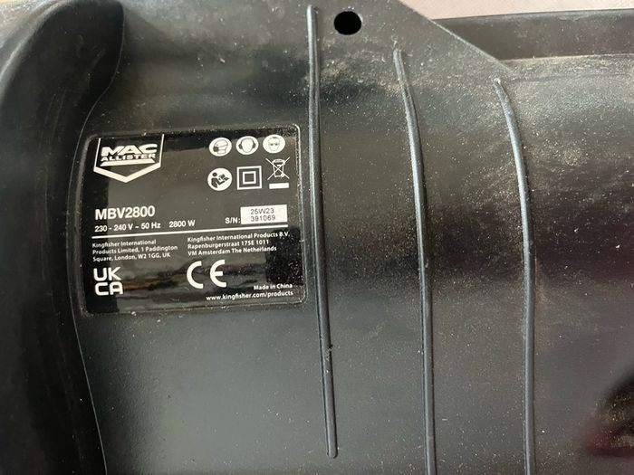 Mac Allister Blower Vac