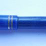 Vintage PARKER Duofold Lucky Curve Lapis Lazuli Blue FOUNTAIN PEN (works well) Image 9