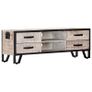 TV Cabinet 120x30x40 cm Solid Acacia Wood Image 7