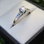 18ct White Gold Diamond Engagement Ring Image 5
