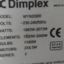 Dimplex Electric Heater Model WYN20BR, in very good condition and working great, 3 settings Image 7