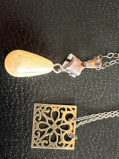 sterling silver necklaces lot