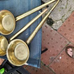 19th Cent brass.water siphons.