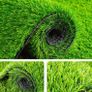 Green Artificial Grass Rug Grass Carpert Rug 2mx1m (FREE POSTAGE) Image 6
