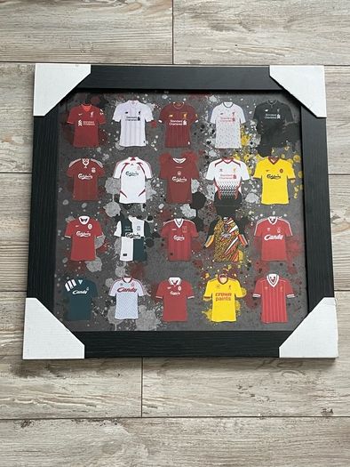Liverpool Jersey History Frame