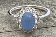 Sterling Silver Jade Ring