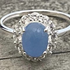 Sterling Silver Jade Ring