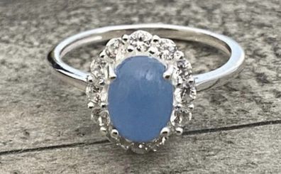 Sterling Silver Jade Ring
