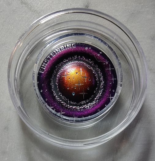 Austria 20 Euro Silver (.925) Proof Coin 2025 - Einstein Ring - The Beauty of the Universe