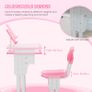 Kids Desk and Chair Set Adjustable Book Stand, Pen Slot Image 5