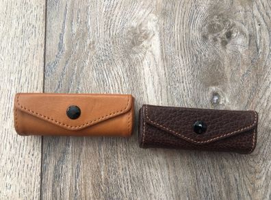 Genuine leather lipstick cases
