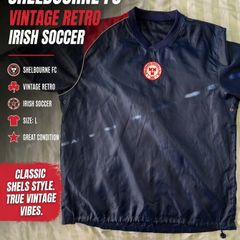 Shelbourne FC Vintage Retro Irish Soccer Top