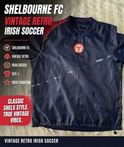 Shelbourne FC Vintage Retro Irish Soccer Top