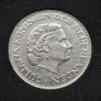 1960  Netherlands  2 1/2 Gulden - Juliana Silver Coin Image 3