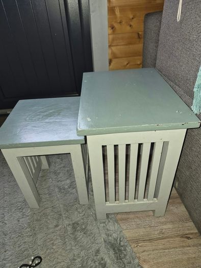 nest of oak tables