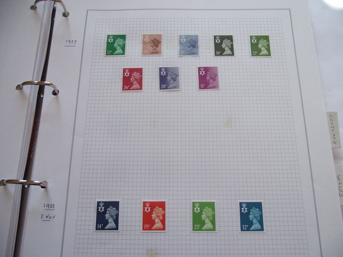 A valuable comprehensive collection of Elizabeth II stamps, hinged in the album (1952-2000)
