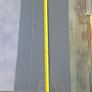 Grey square table indoor or outdoor 60cm . Metal frame Image 9