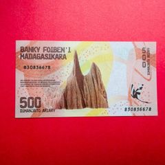 Madagascar.  500   ARIARY  2017   PICK  99 ( Uncirculated )