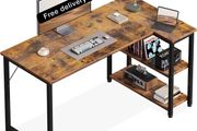 L Shaped Computer Desk, 120x70 cm Corner Desk,