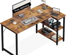 L Shaped Computer Desk, 120x70 cm Corner Desk,