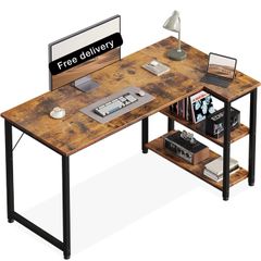 L Shaped Computer Desk, 120x70 cm Corner Desk,