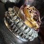 1 Made to Order Denture Dentistry Meets Fashion Teeth Smile Soldered Gnashers Wearable Art Silver Bracelet Oddity Bangle Cuff Bite Weird Image 3