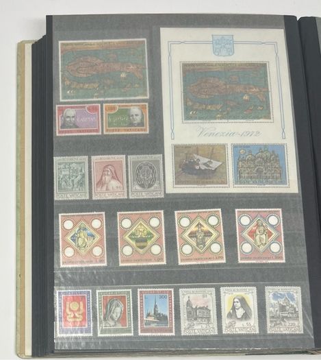 Collection: Vatican City Stamps both mint and used along with some miniature sheets on 40 pages