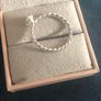 Sterling silver HHN designer pearl ring Image 3