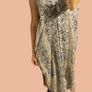 Zara Snake Print Maxi Dress  Size L Image 9