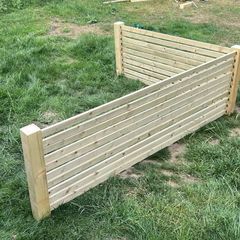 wooden puppy dog pen