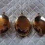 3 X Oval Gilt & Enamel Masonic Lodge Pendants Image 2