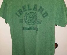 Ireland St Patricks Day Tee Shirt , Size Small, AV