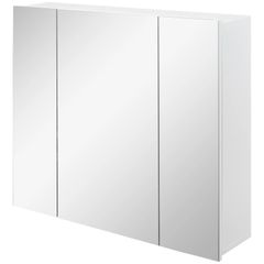 Wall Mounted Mirror Cabinet - White