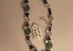 Amethyst quartz & Fluorite necklace