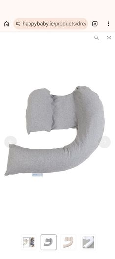 Dream Genie Pregnancy Support Pillow and Mamas and Papas Nursing Pillow Oatmeal Marl colour
