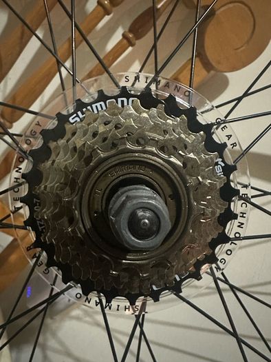 100% Brand-new Bicycle Mountain Bike Rear wheel, back wheel Disc brake or V-brake wheel 27.5 inch 7 Speed Shimano Cassette (all terrain alloy rims)