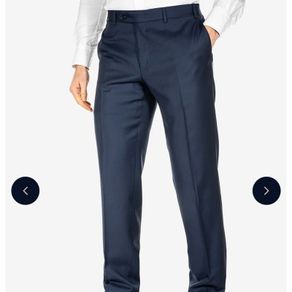 BNWOT Canali Navy Blue Wool Trousers Size EU 50 UK 34R  Louis Copeland