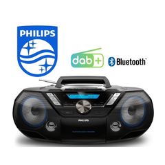 Philips AZB798T/12 DAB FM Radio CD Player Soundmachine Black