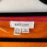 White Stuff Naria Organic Cotton Linen Blend VNeck Jumper / Sweater Vibrant Orange Size 16 Image 5