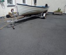 17ft boat +trailer+7.5 outboard