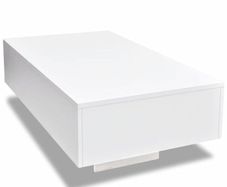 Coffee Table High Gloss White