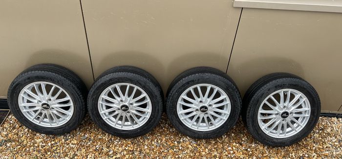 Set of 4 M Spirits 14" Alloy Wheels with Yokohama Tyres - Great Condition